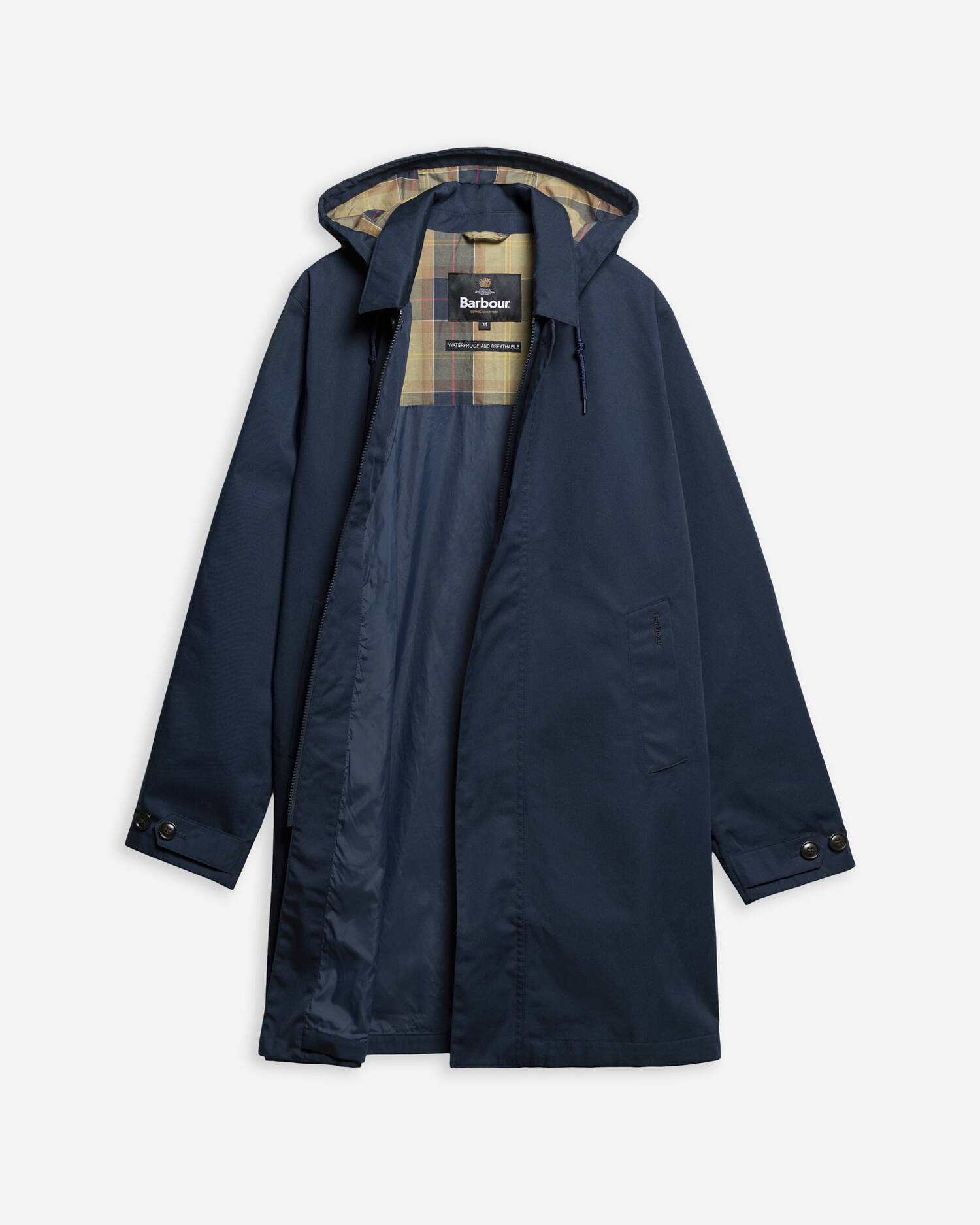 Lorig Waterproof Mac Navy image number 6