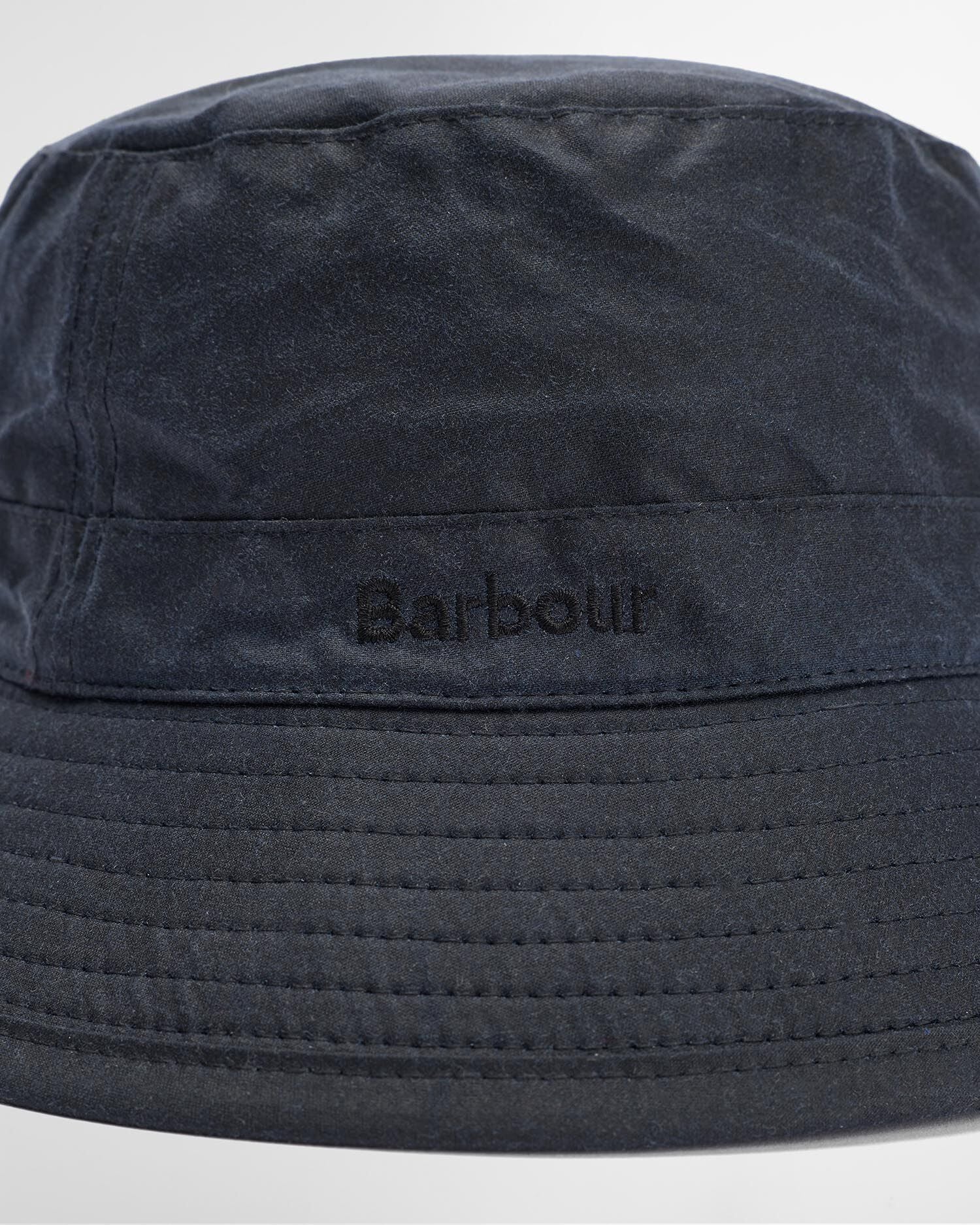 Waxed Bucket Hat Classic Navy