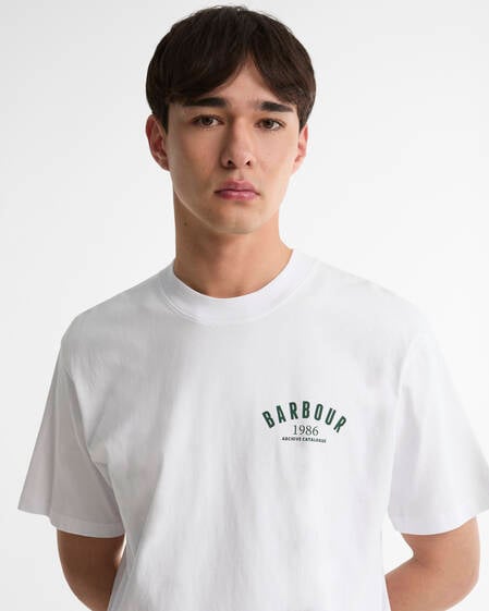 1986 Graphic Oversized T-Shirt White