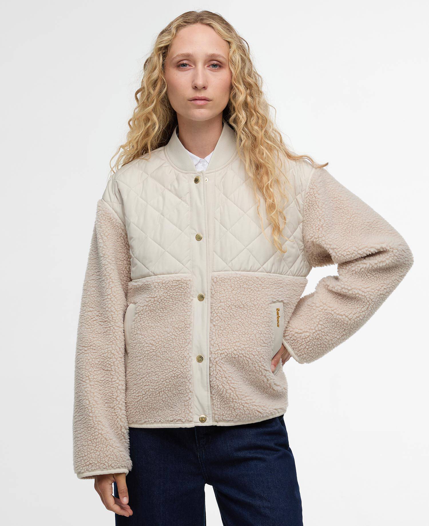 Wetherby Fleece Oatmeal/Silver Cloud image number 0