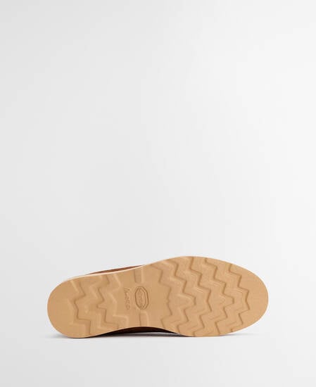Grindon Moccasin Shoes Dark Brown/Tan/Light Beige Suede