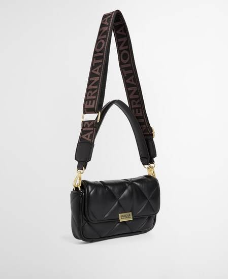 Soft Quilted Mini Soho Crossbody Bag Black