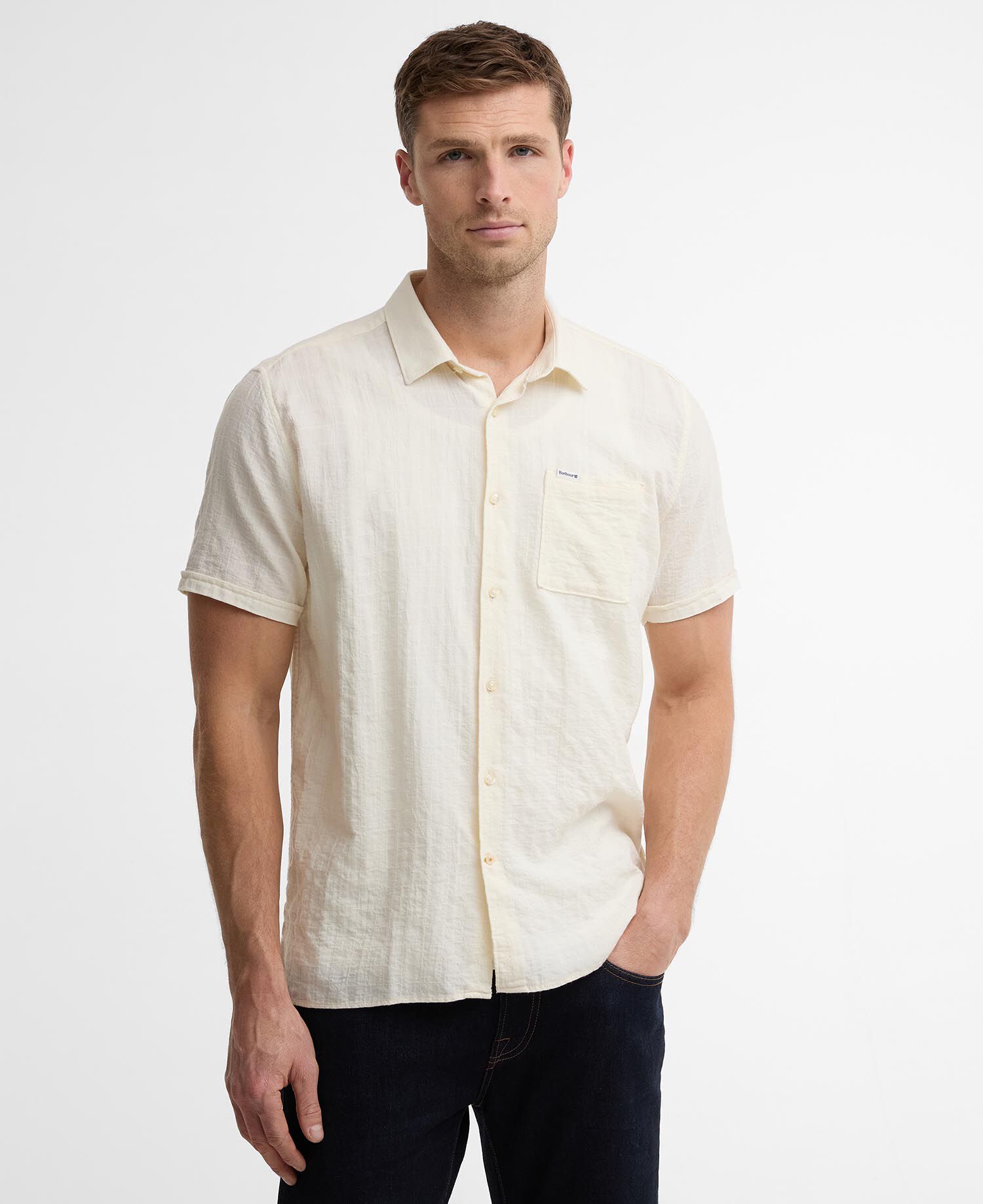 Kingswood Ripstop Short-Sleeved Shirt Whisper White
