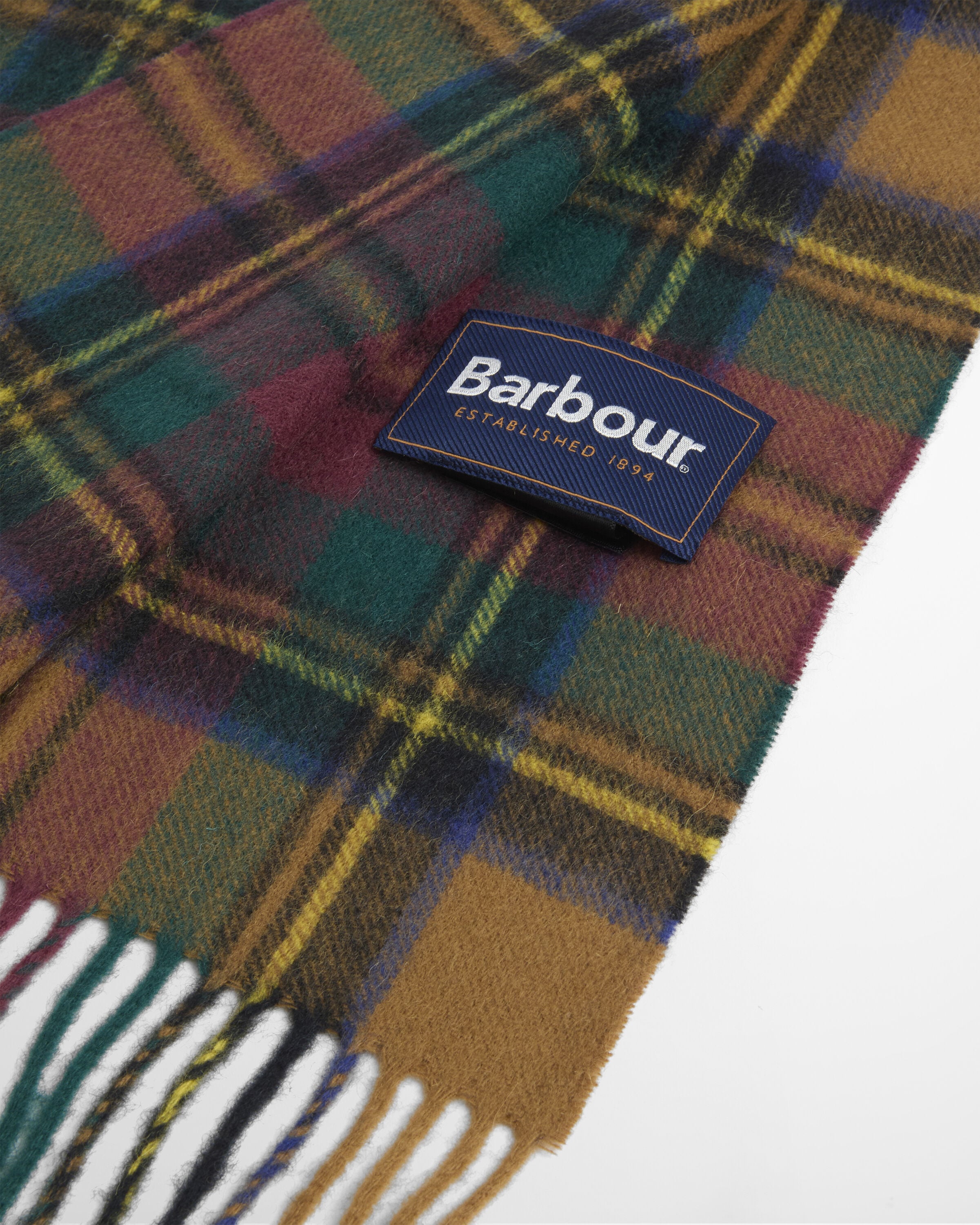 New Check Tartan Scarf Harvest Gold