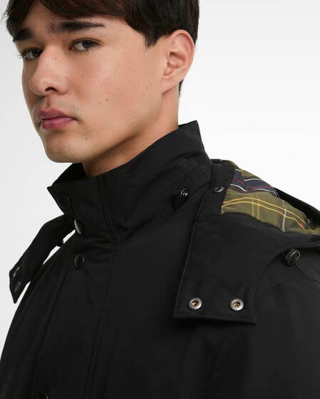 Oversized Border Waterproof Down Jacket Black