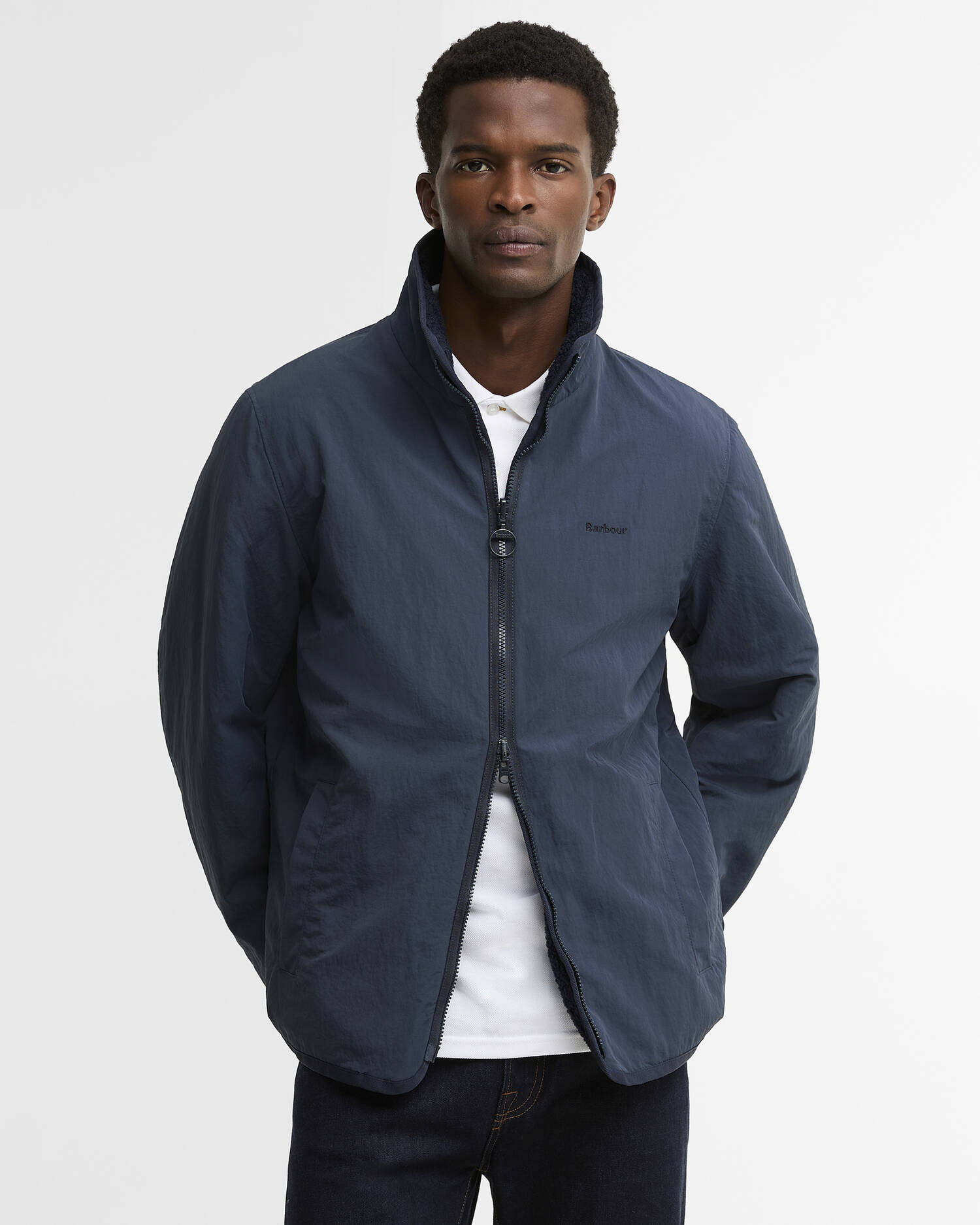 Reversible Fleece Classic Navy image number 5