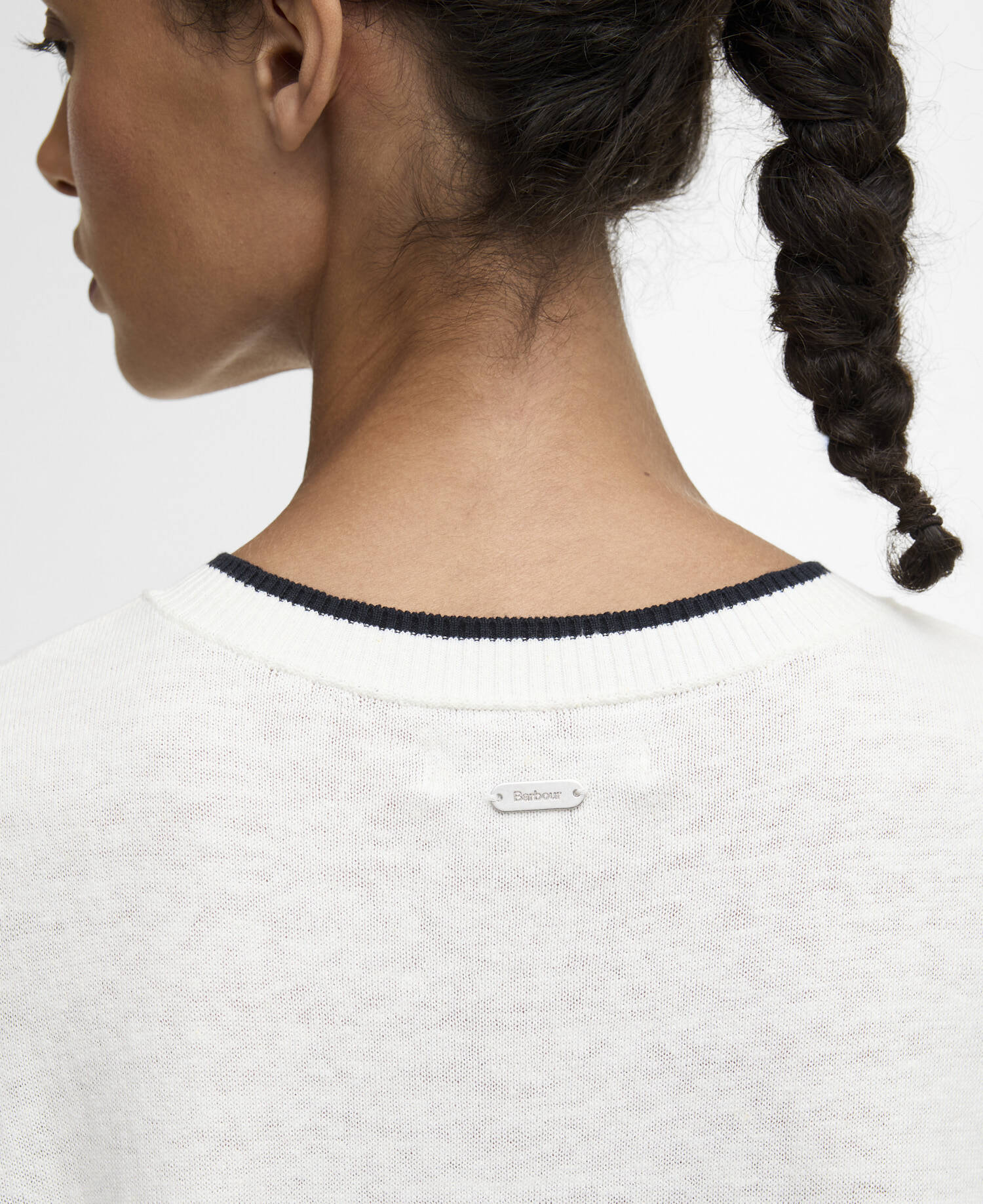 Maia Knitted Vest Cloud/Navy image number 4