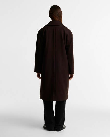 Vivian Wool Coat Rustic/Shadow Classic