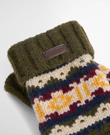 Kane Beanie & Gloves Gift Set Dk Olive