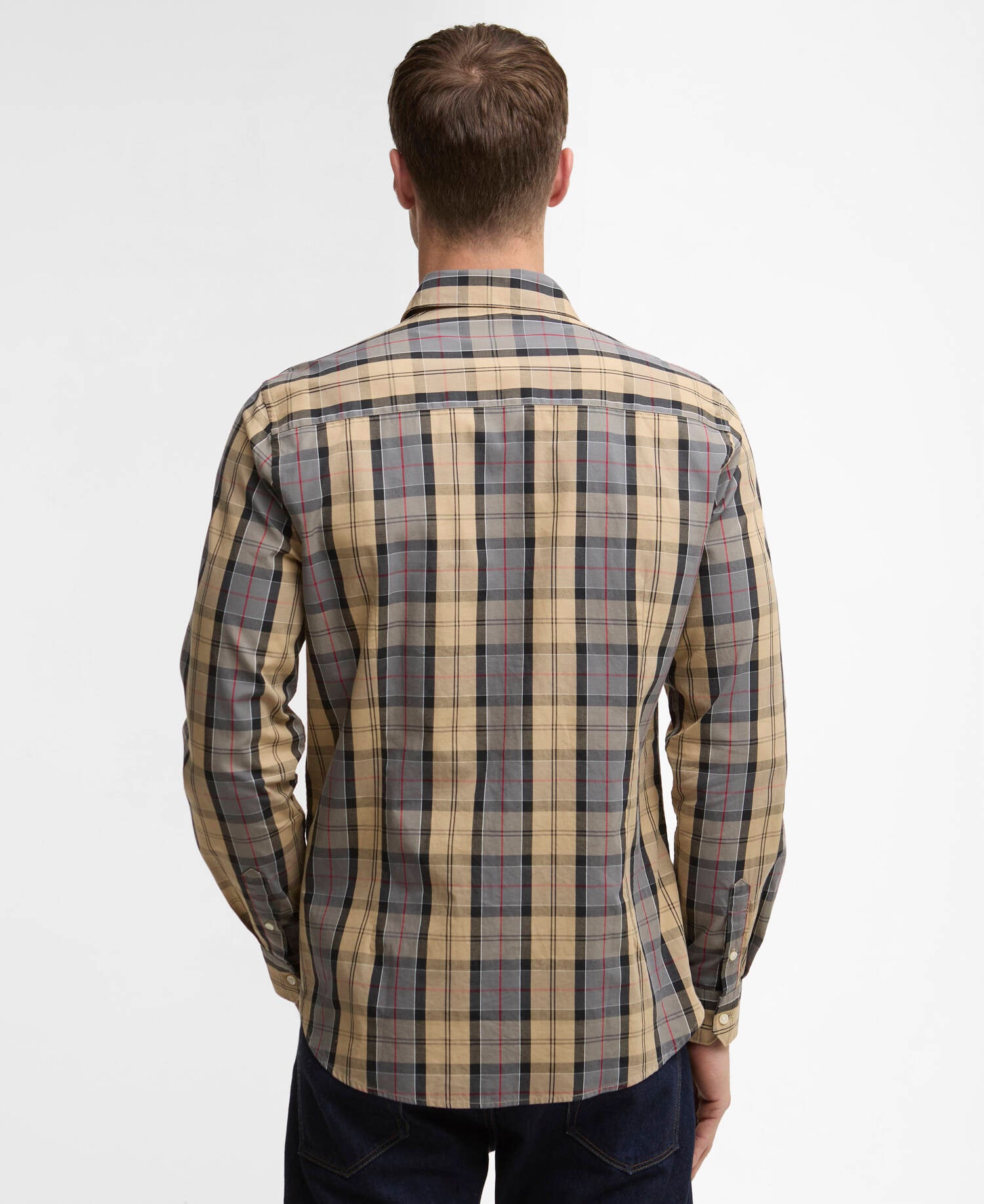 Kenton Tailored Long-Sleeved Shirt Dress Tartan image number 2