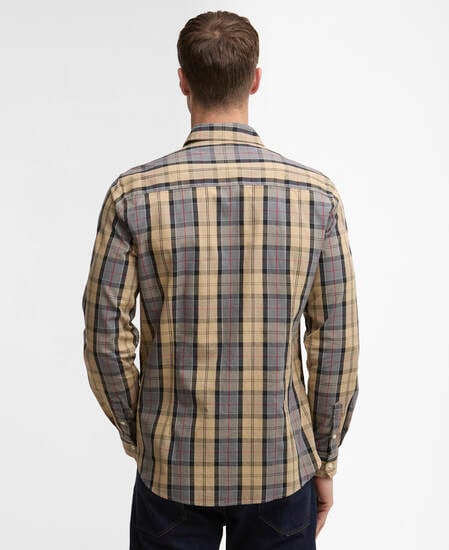 Kenton Tailored Long-Sleeved Shirt Dress Tartan