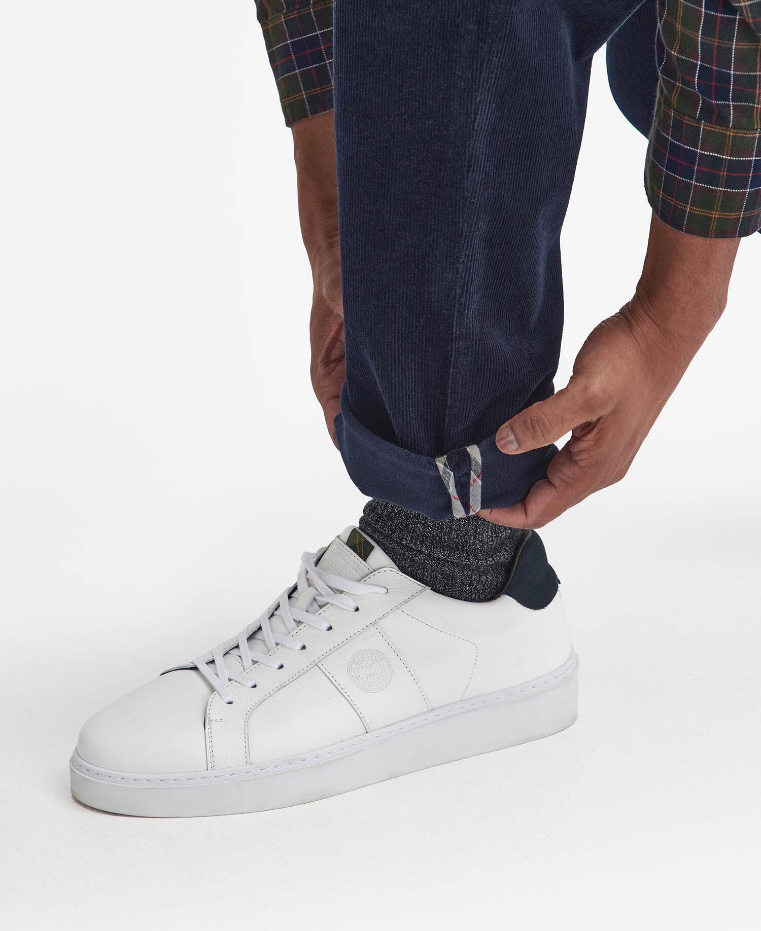 Stretch Cord Tailored Trousers Classic Navy image number 4