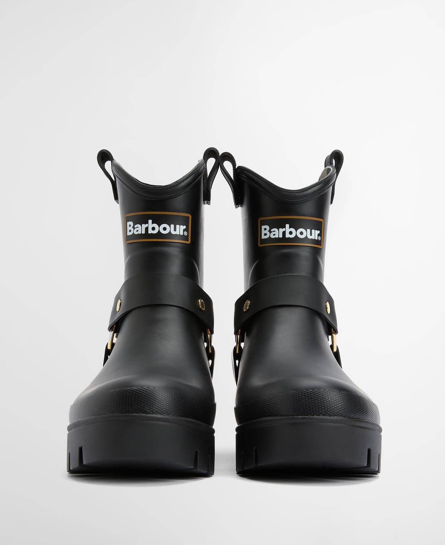 Elley Harness Wellington Boots Black image number 2