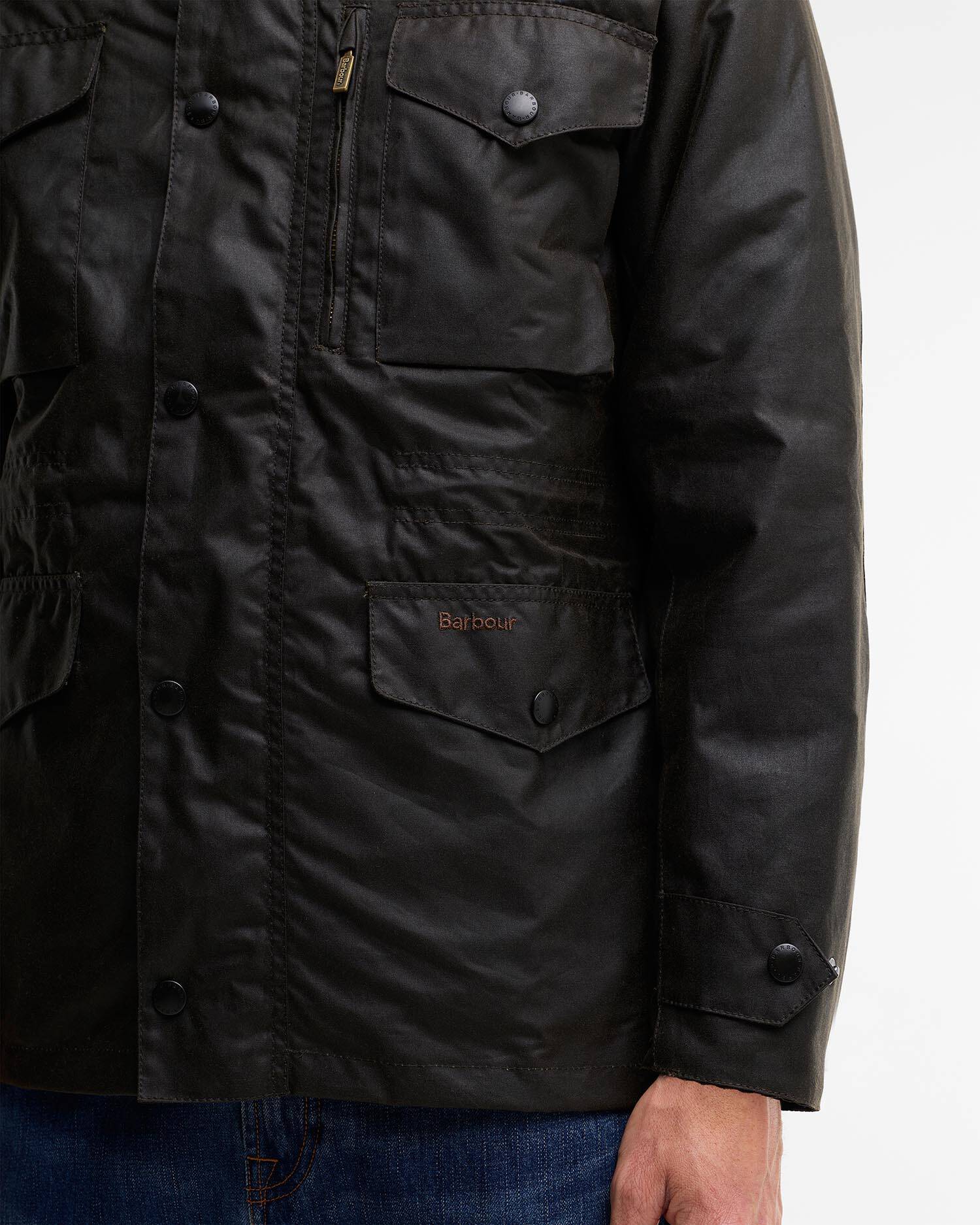 Sapper Waxed Jacket Olive-Classic image number 4