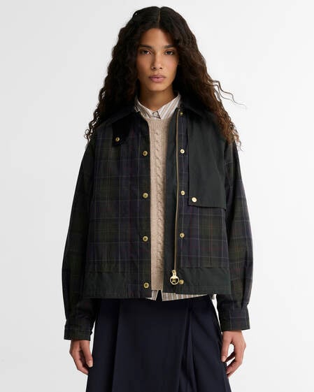 Truro Check Casual Jacket Shadow Classic/Dk Fern/Mixed Tartan