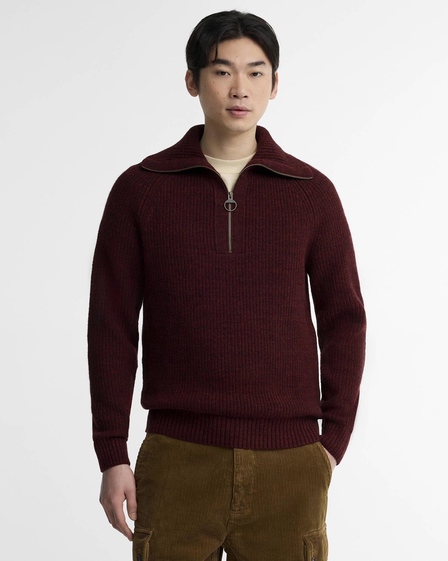 Riggbay Half-Zip Jumper Chestnut image number 0