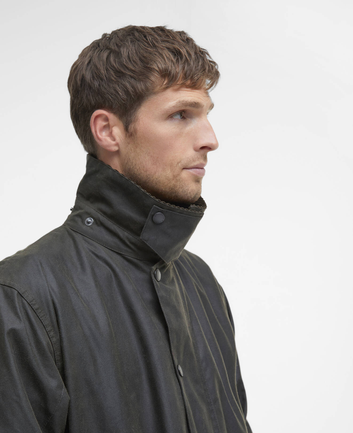Classic Northumbria&reg; Waxed Jacket Olive image number 4