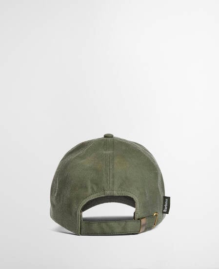 Waxed Sports Cap Light Moss