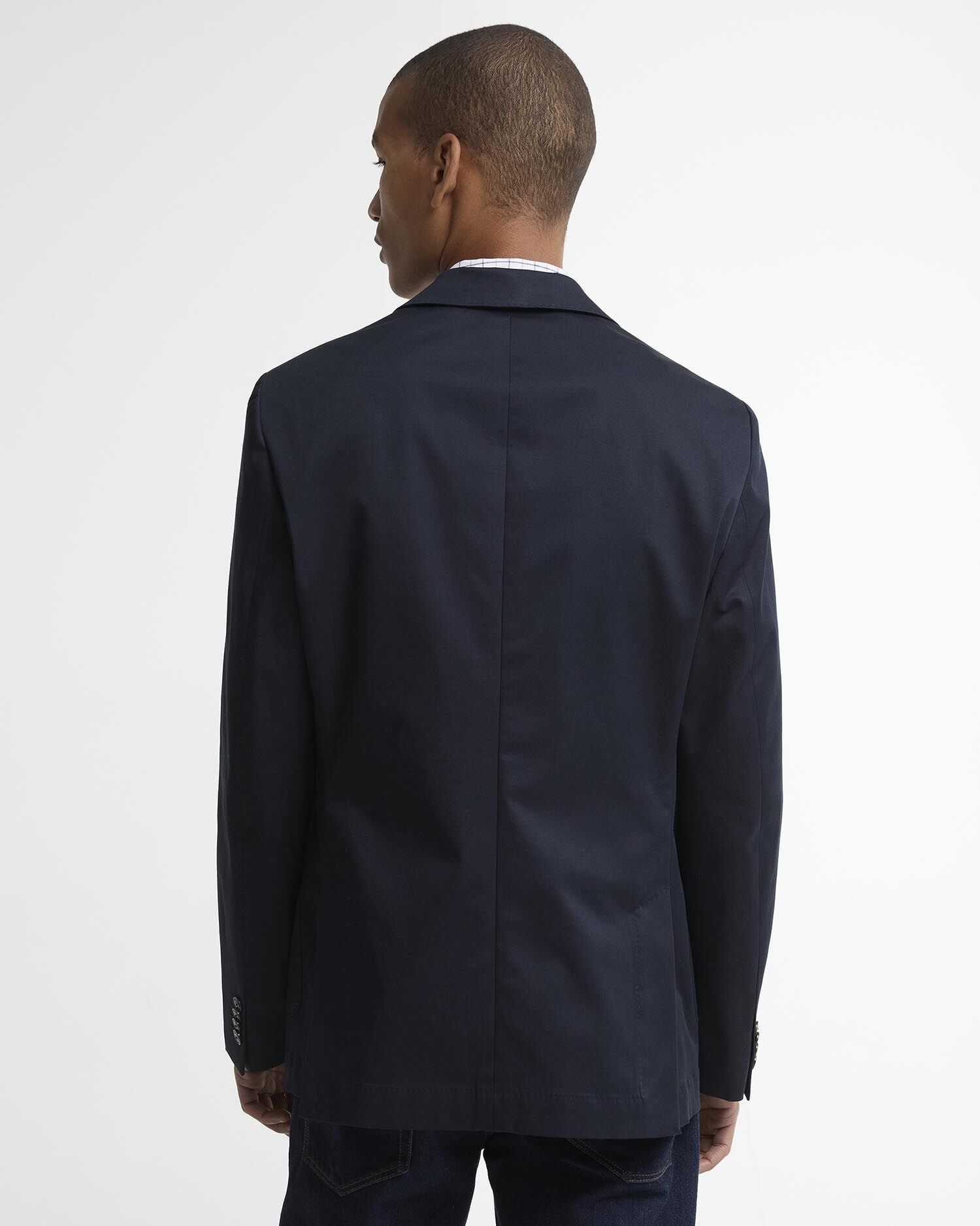 Bellamy Cotton Blazer Navy