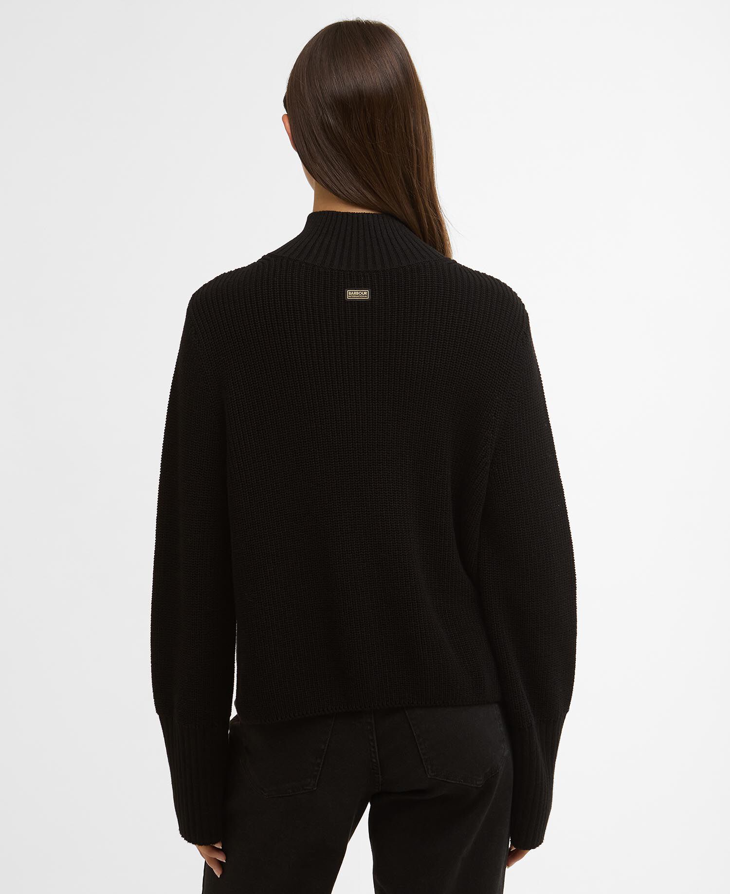 Strickpullover Kennedy Half-Zip Black