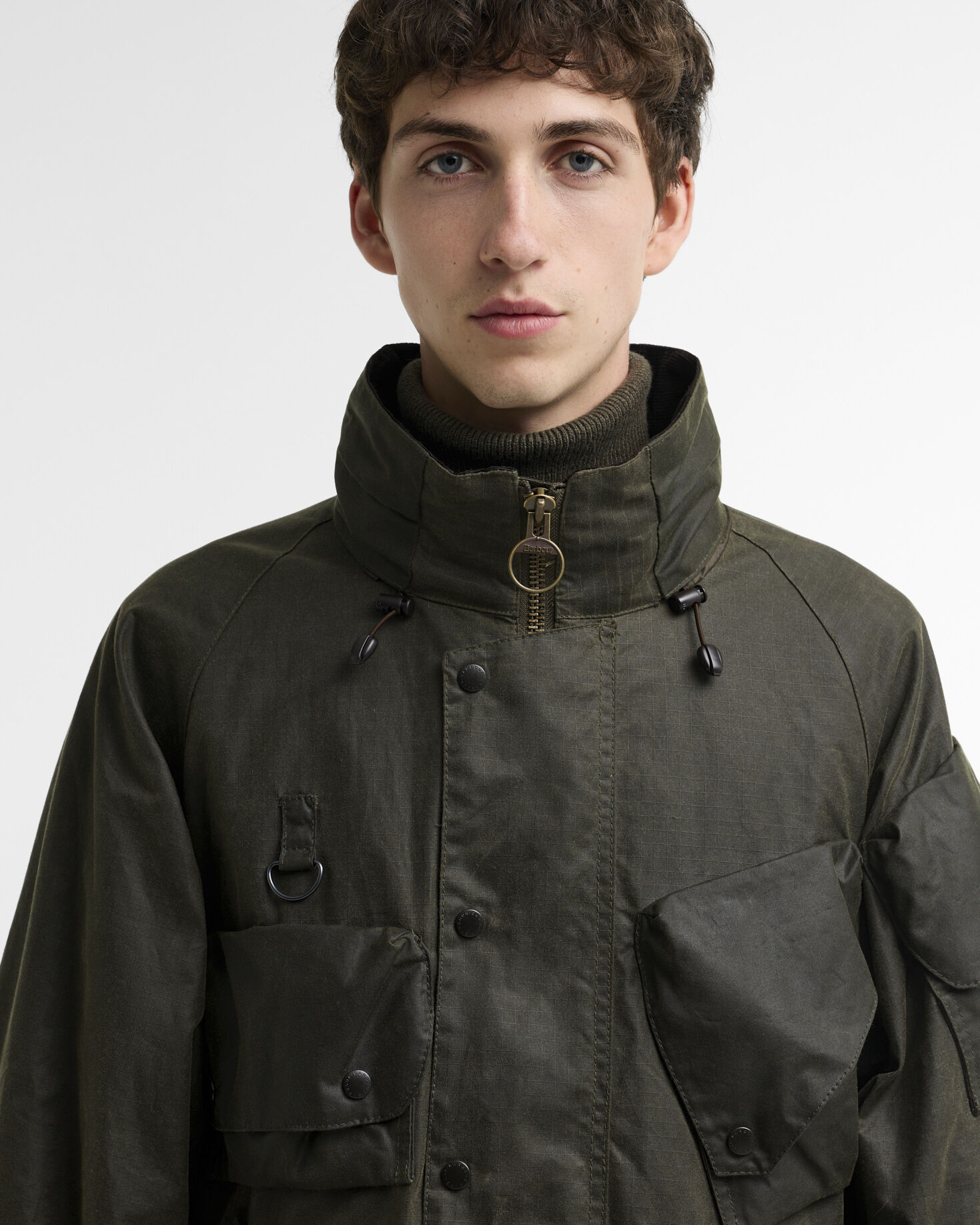 Barbour x Norbit Ripstop Waxed Jacket Black