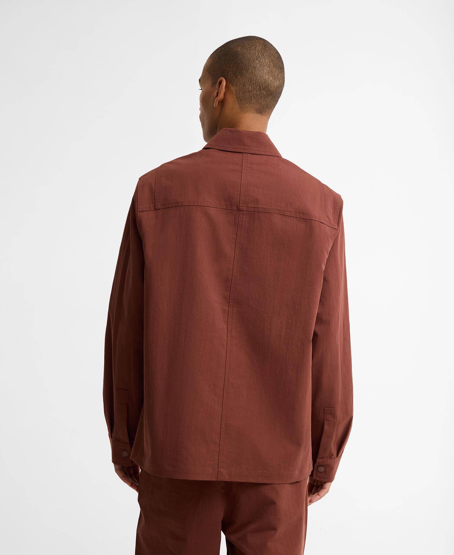 Overshirt Strickland Textured Burnt Pepper image number 2