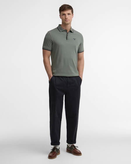 Polo Callock leggermente aderente Agave Green
