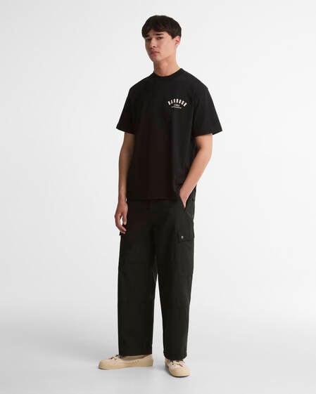1986 Graphic Oversized T-Shirt Black