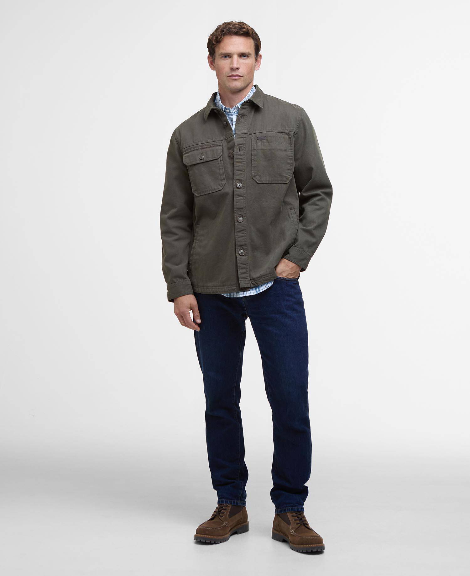 Overshirt Lingfield Canvas Fern image number 1