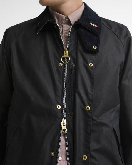 Giacca cerata Transport Icons Navy