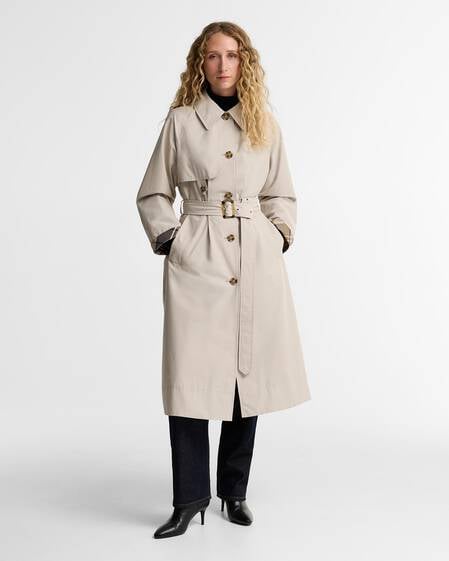 Antonella Showerproof Trench Coat Mist/Birchwood Dress