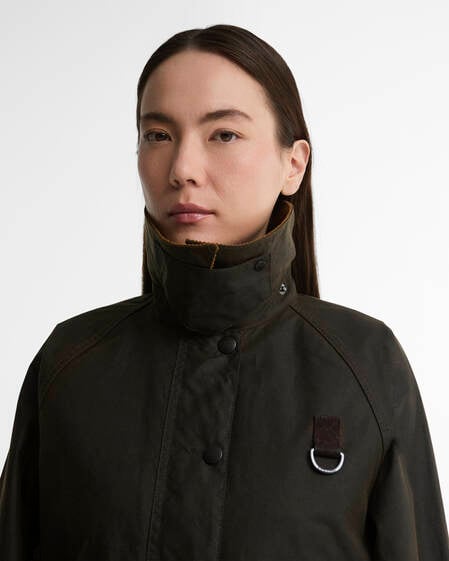 Women's Spey Waxed Jacket Olive/Beige/Classic