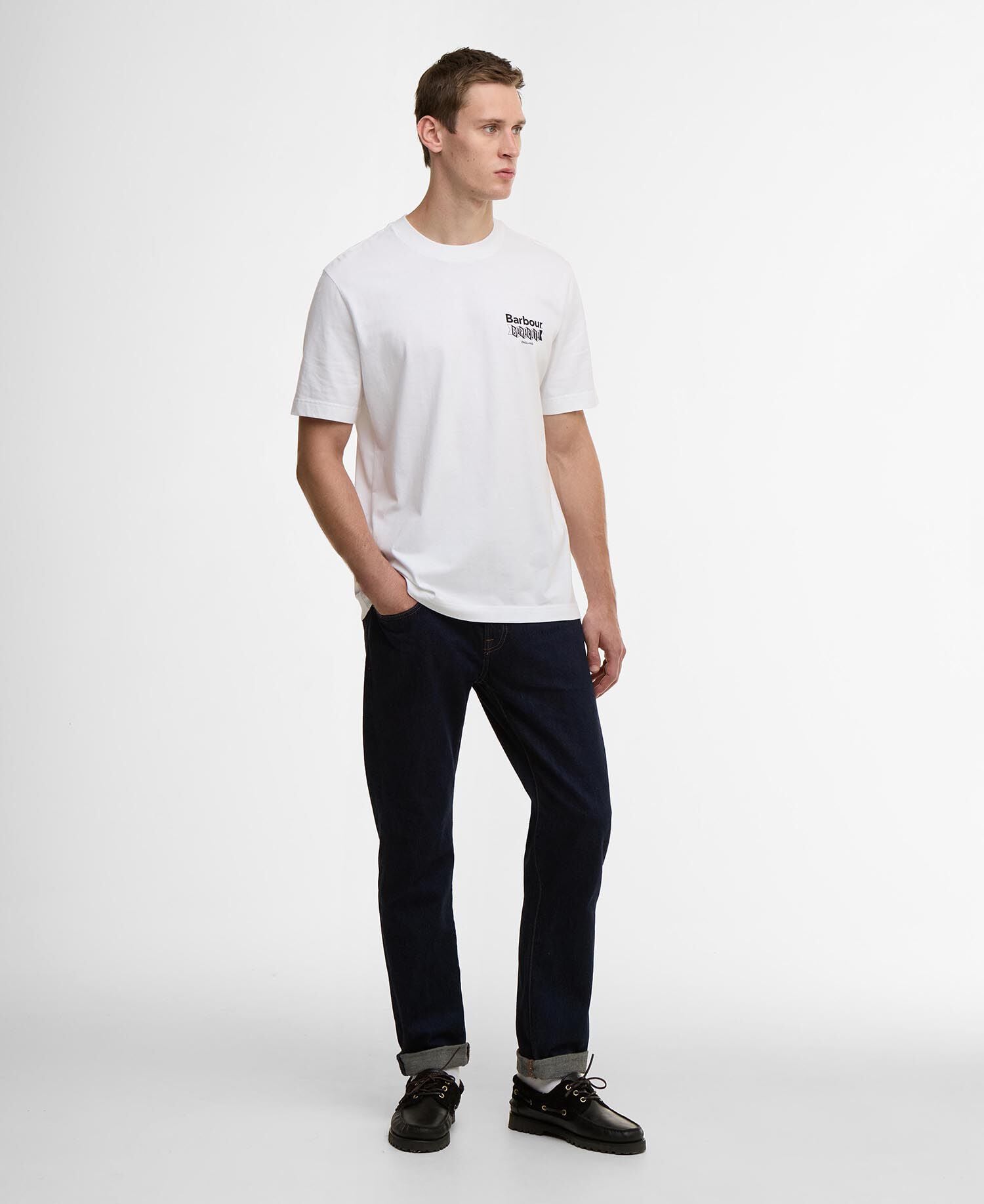 Barbour x Baracuta All Nighter Oversized T-Shirt White