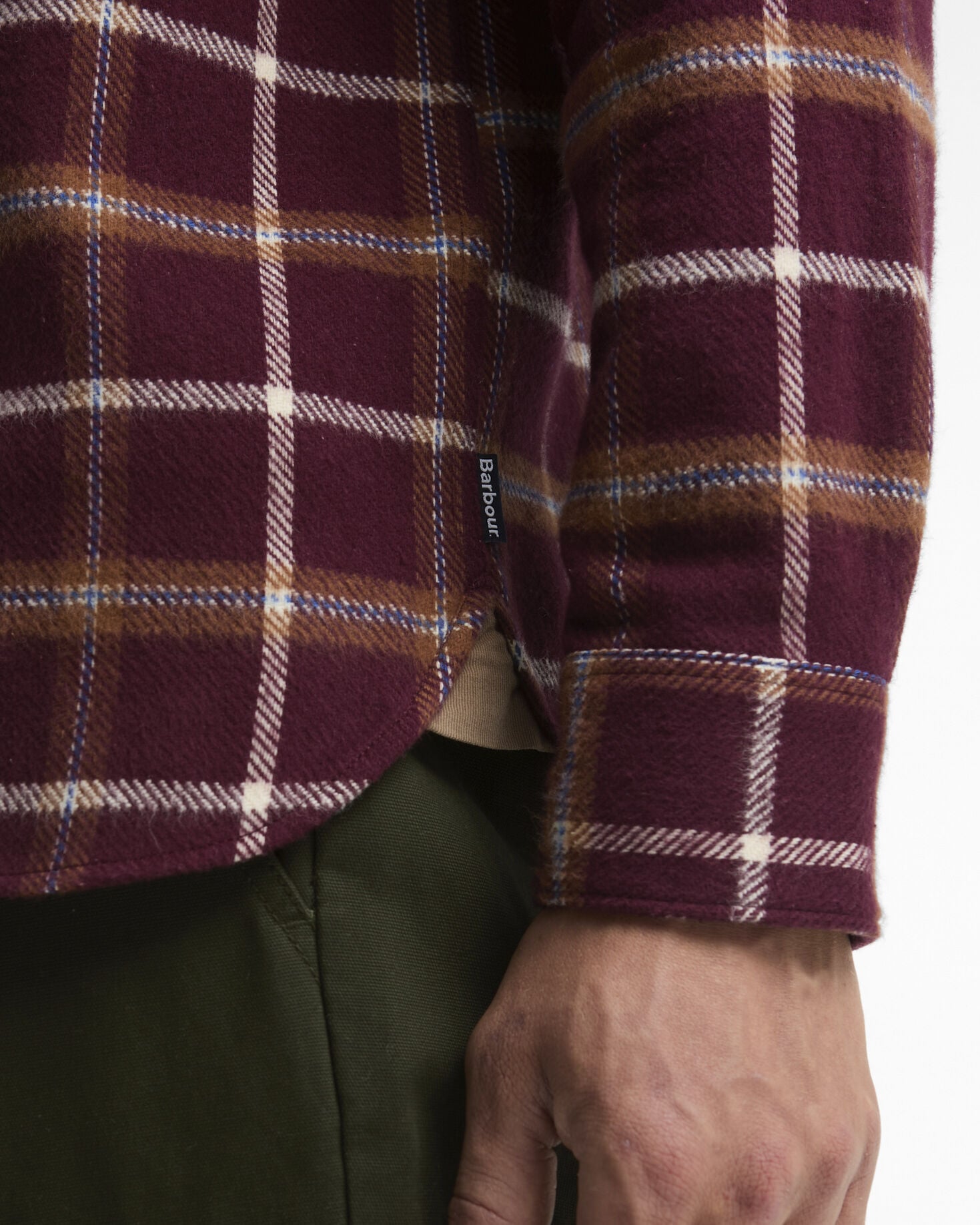 Hetton Authentic Fit Long-Sleeved Shirt Port