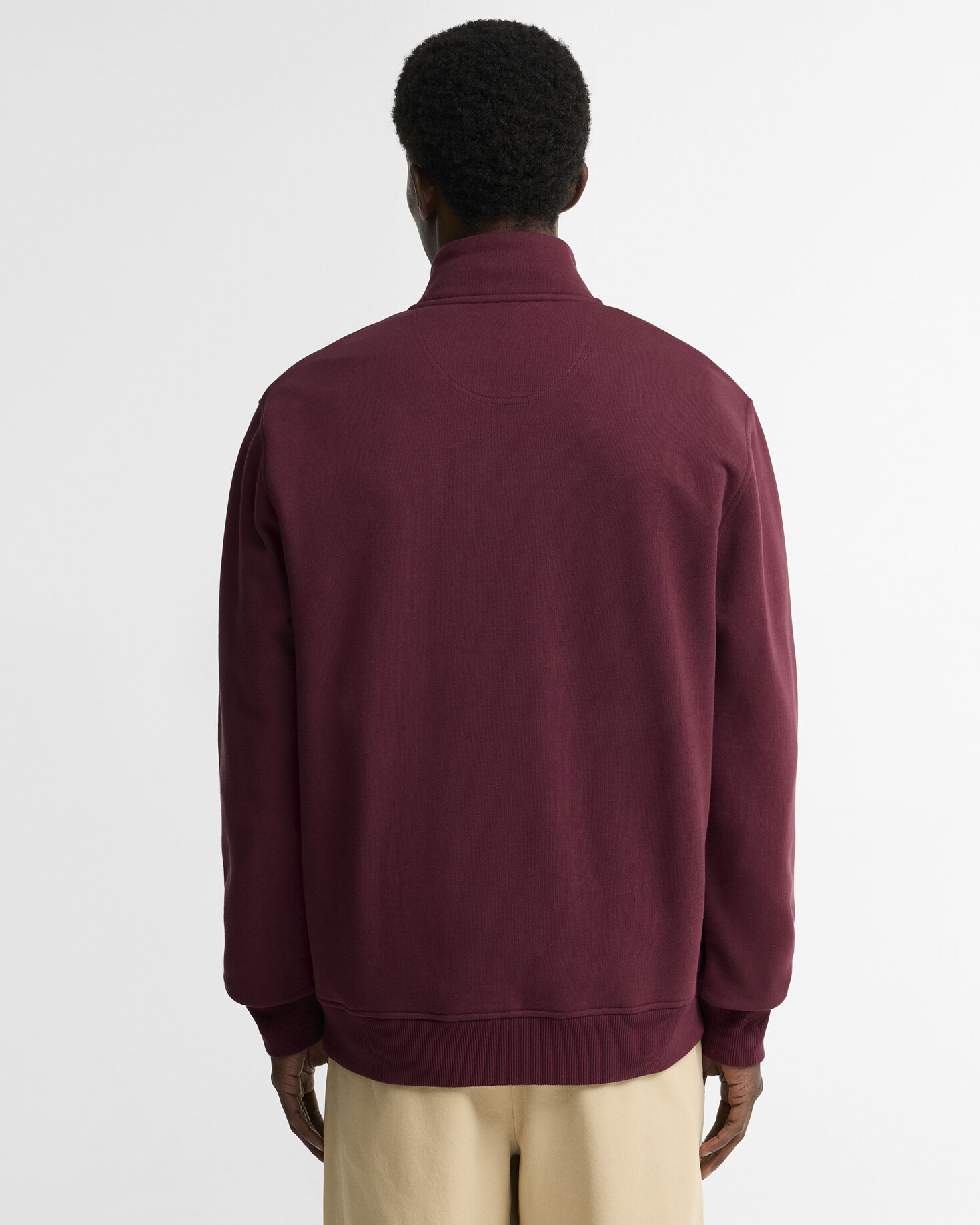 Fosse Half-Zip Sweatshirt Dark Bordeaux