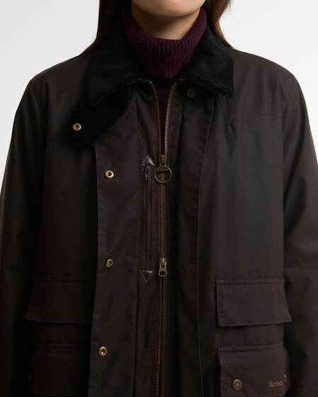 Modern Border Waxed Jacket Rustic/Muted