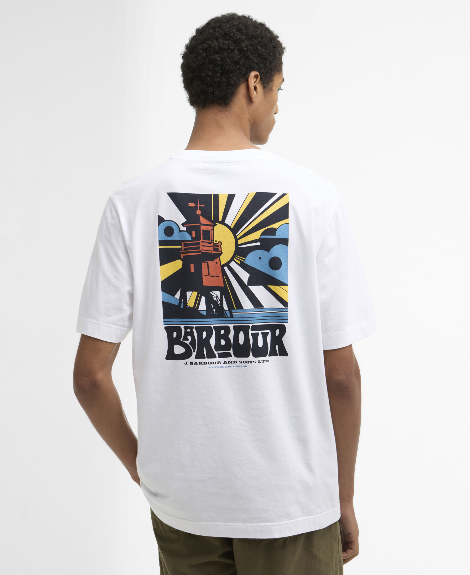 Frome Relaxed Graphic T-Shirt White