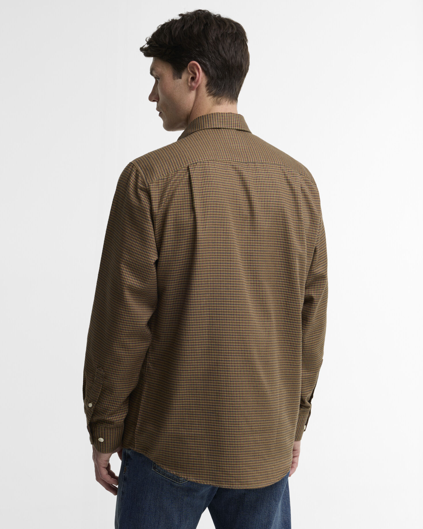 Barnard Thermo Weave Regular-Fit Shirt Olive