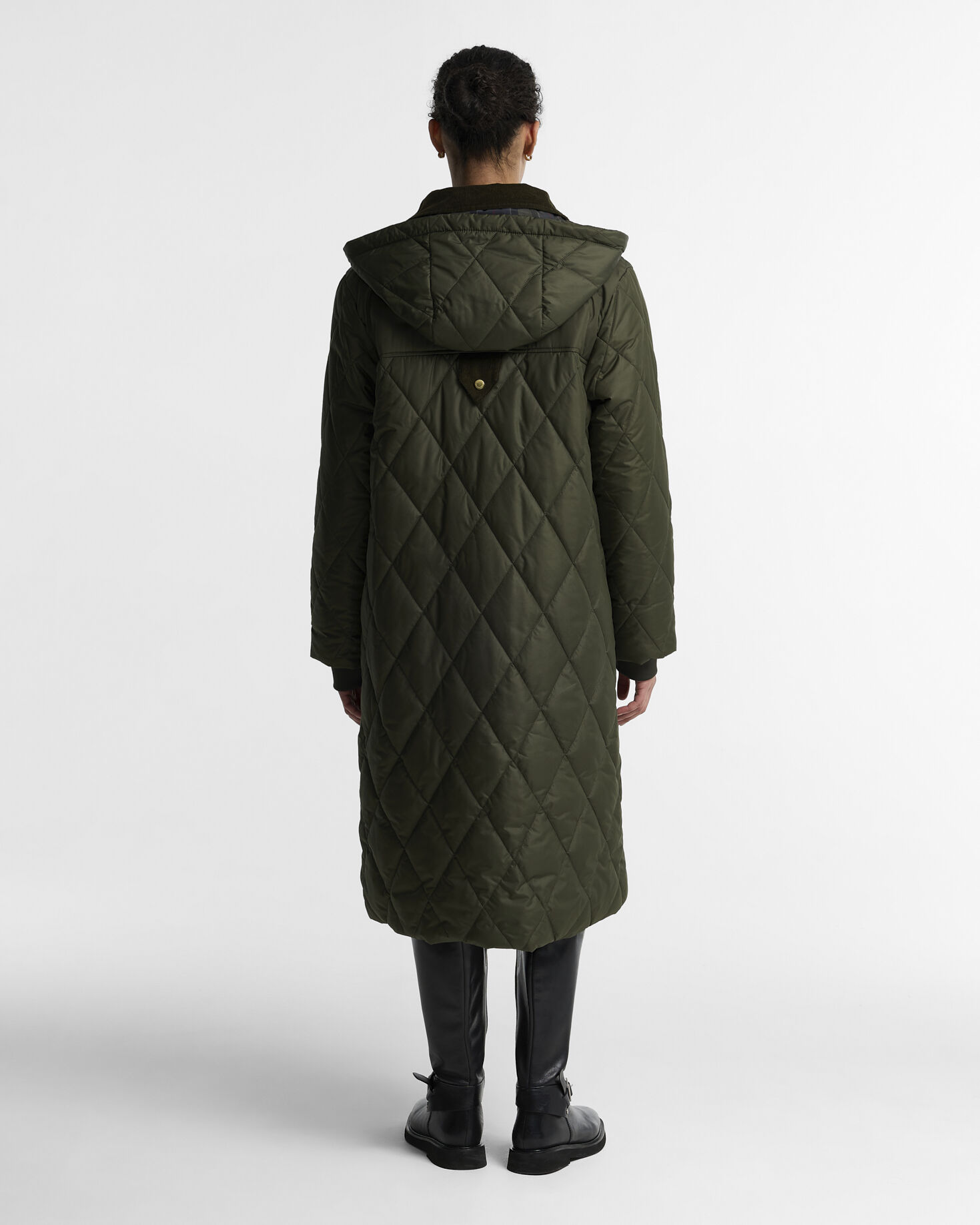Barbour Steppjacke Rudson Olive/Shadow Classic