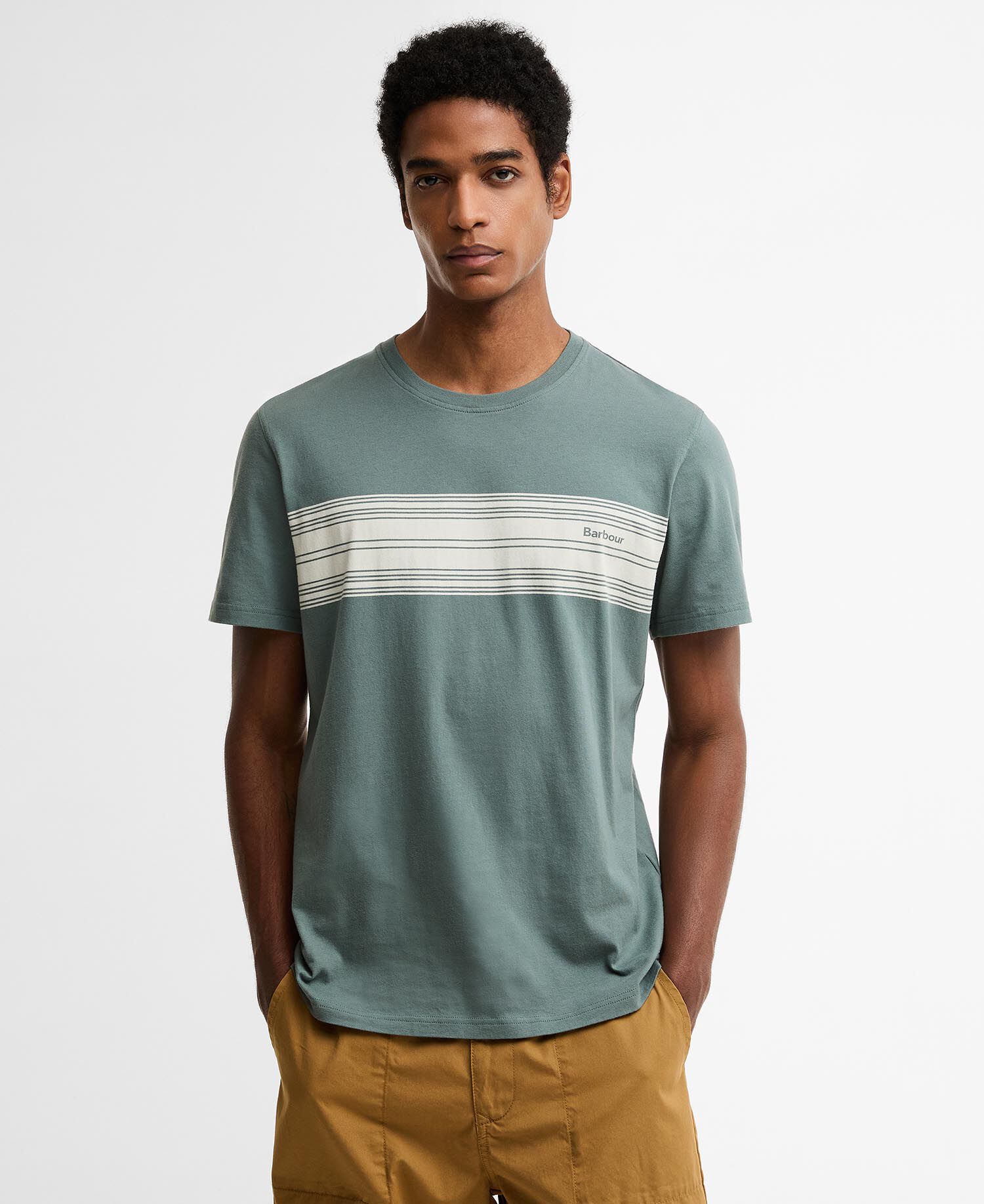 Brayworth Graphic Tailored T-Shirt Vintage Teal