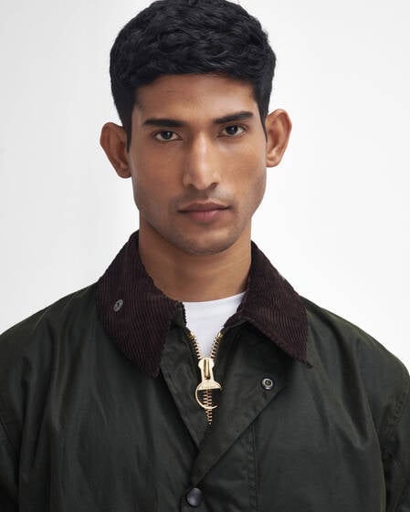 Border&reg; Waxed Jacket Sage