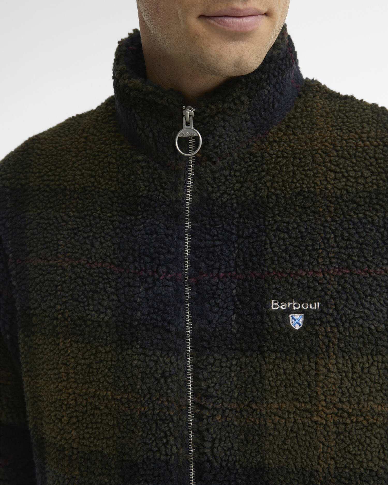 Pile sherpa con motivo tartan Shadow Classic Tartan image number 4