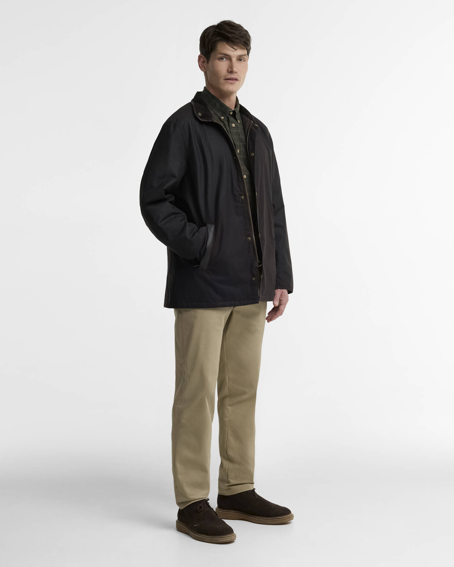 Crayton Waxed Jacket Rustic image number 1
