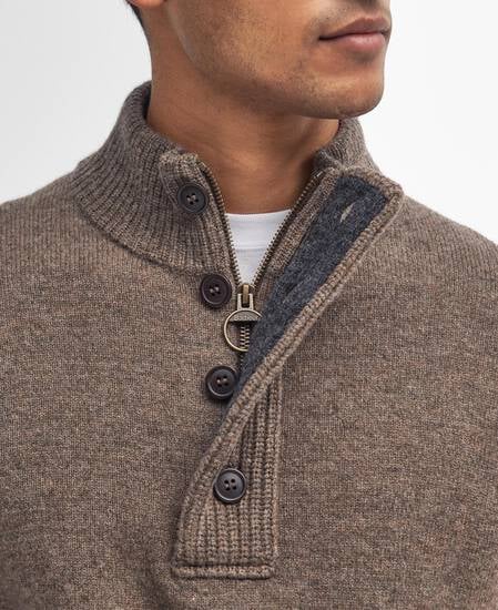 Essential Pullover Patch Half Zip 
