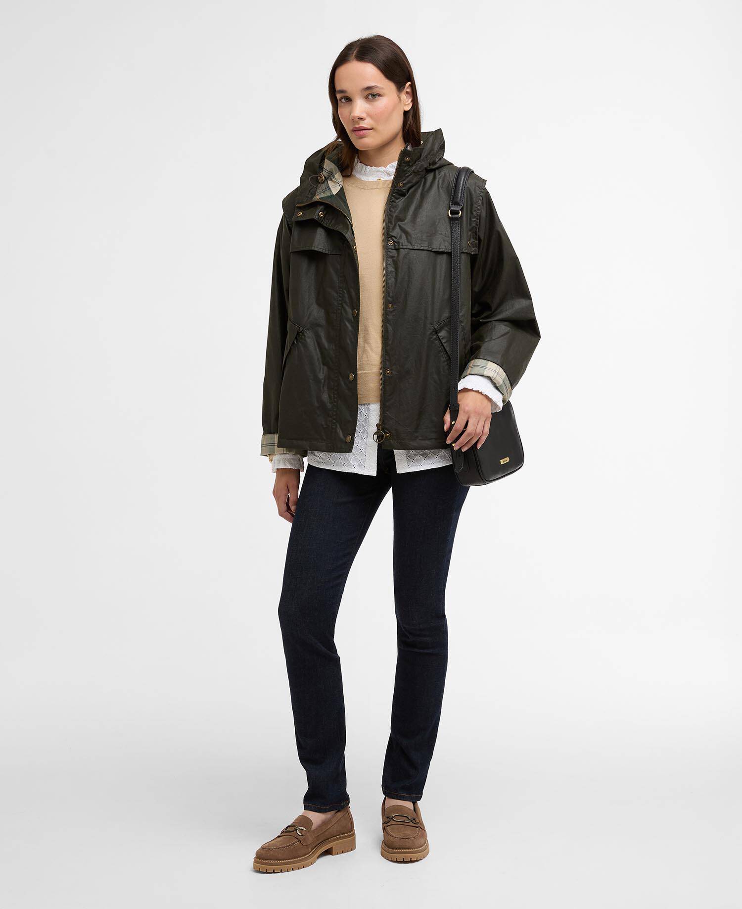 Wachsjacke Ornella Archive Olive/Ancient image number 1