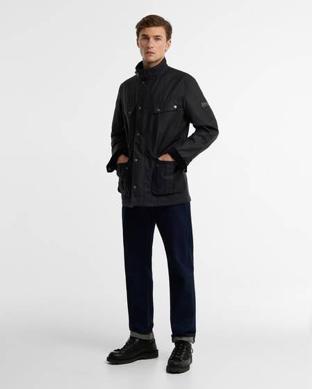 Tourer Duke Waxed Jacket Classic Navy