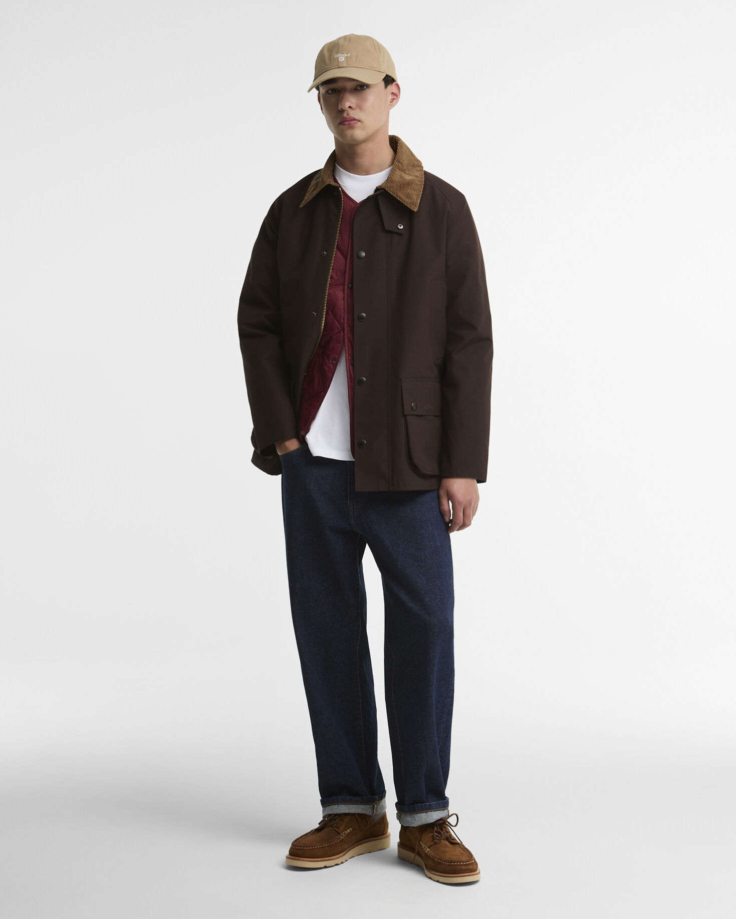 Classic Bedale Showerproof Jacket Dark Brown