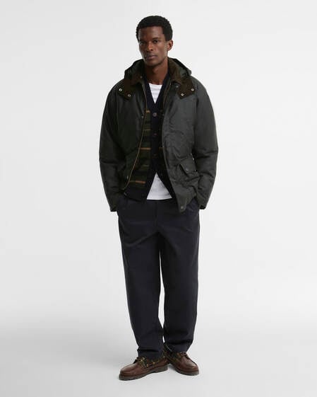 Modern Beaufort Waxed Jacket Sage/Shadow Classic