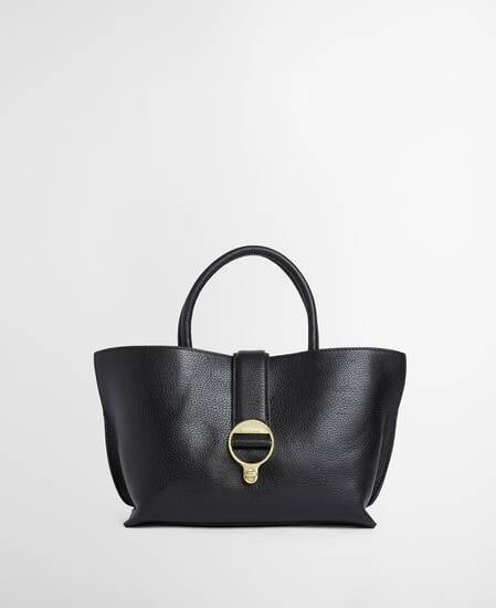 Alder Mini  Leather Tote Bag Black