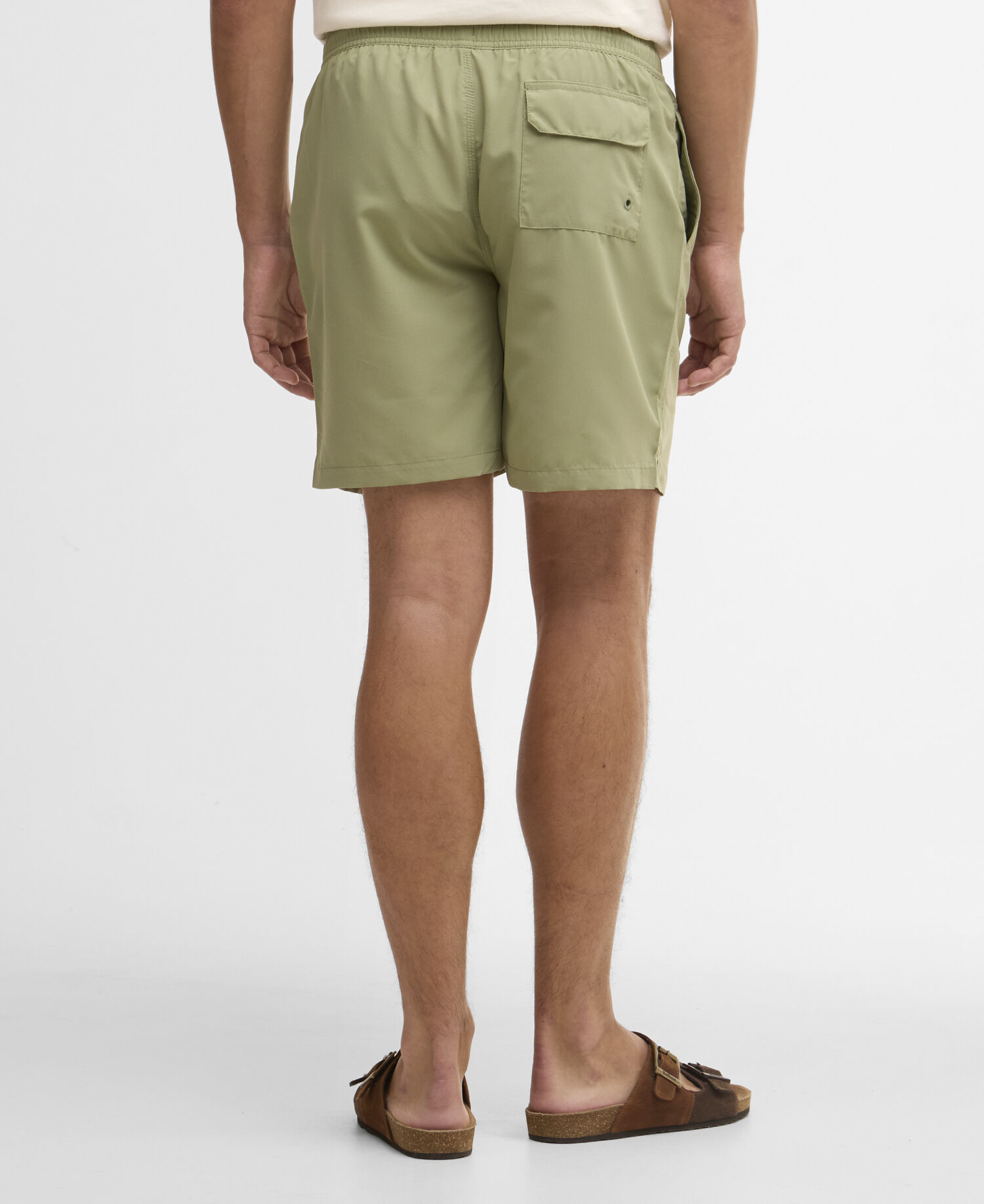 Staple Logo 7" Swim Shorts Laurel Green